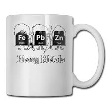 Heavy Metals Periodic Table Science Gift Nerd Graphic Band Coffee Mug Funny Grandpa Tazas Ceramic Tumbler Caneca Tea Cups Mugs Science Gifts Coffee Mugs