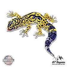Amazon Com Leopard Gecko Large Size Vinyl Sticker Decal