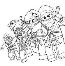 Coloring page for zayna, the white ninja with shuriken. Lego Ninjago Coloring Pages Season 13