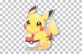 Pokémon Pikachu Holding Pokéball Sticker - Free Digital PNG