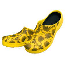 Jollys Women S Sunflowers Picture Clogs Size 6 In 2021 Clogs Sunflower Pictures Womens Clogs