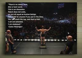 Share conor mcgregor quotations about fighting, sports and feelings. Conor Mcgregor Framed Canvas Poster Quote Mma Motivational A0 A1 A2 A3 A4 Ebay