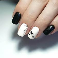 It's an opaque, bright white shade that pops on a fresh summer glow like no other. Nail Art 4442 Best Nail Art Designs Gallery Bestartnails Com Two Color Nails Chic Nails Black Nail Designs