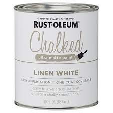 Comparing the best chalk paint brands. Rust Oleum Chalked Paint Brush On