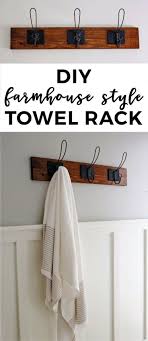 If you haven't got enough space in your bathroom and are lacking that towel space, this is the perfect way to utilize the extra space. Homemade Diy Bathroom Towel Rack Trendecors