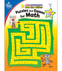 Math isn't on everyone's list of favorite subjects, but even if it's not your kids' favorite subject, you can help them learn to enjoy it a little more with a few online games. Puzzles And Games For Math Grade 3 Home Workbooks Carson Dellosa Education 9781604188035 Amazon Com Books