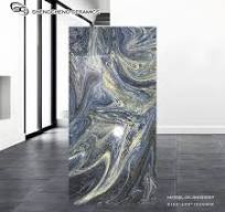 Decorative Porcelain Gold Vein Tiles Floor Design Ceramic Luxury Golden 1200X600 White and Gold Tile for Villa Bathroom