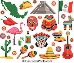 The mexican culture is so diverse and vast, there have been many major influences/influencers over the centuries that have helped to shape this colorful and i find the mexican culture to be unique, mysterious and full of amazing history, it's easily one of the most fascinating cultures in the world, so. Mexican Culture Symbols Set Of Items Isolated Objects Representing Mexico On White Background Canstock