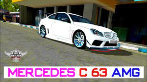 The livery works on this model: Mod Bussid Mobil Sport Mercedes C63 Amg Youtube