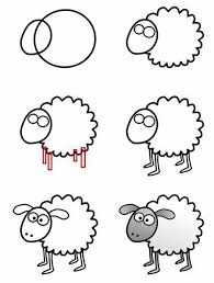 Blogue De Idees Mignonnes Mouton Dessin Dessin Dessin D Animal