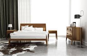 Nice Little Neo Retro Bedroom In Solid American Walnut Up Moment Collection From Huppe Canada Love The Vin Furniture Quality Bedroom Furniture Bedroom Set
