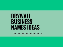 465 Catchy Drywall Company Names Thebrandboy Com Creative Company Names Business Names Company Names