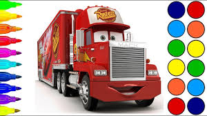 Maybe you would like to learn more about one of these? Mack Cars 3 Coloring Pages Learning Colors And Drawing Youtube