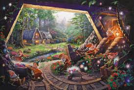 Discover the art behind a disney thomas kinkade painting thomas kinkade is widely known for embedding hidden elements into his paintings. Pin On Arte