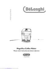Delonghi's italians are one of the most influential brands of coffee machines worldwide.and also the one with the broadest catalogue, by far. Delonghi Magnifica Manuals Manualslib