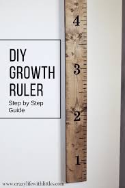 Diy Growth Ruler Baby Woodworking For Kids Woodworking