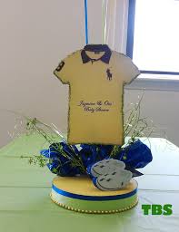 A day at the races theme horse racing party. Shirt Centerpiece The Brat Shack Party Store