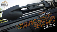 Smittybilt Axe & Shovel Mount Install - YouTube