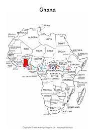 Ghana's capital is the coastal city of accra. Ghana On Map Of Africa