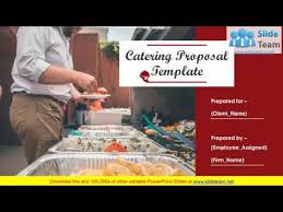 It also should include the minimum guest count guarantee. Catering Proposal Template Powerpoint Presentation Slides Youtube