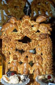 St Joseph Altar Detail Altare Di San Giuseppe Particolare St Joseph Bread Recipe St Josephs Day St Joseph