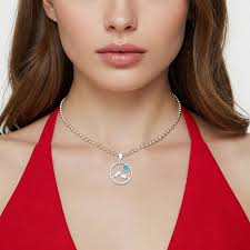 Labbskaapat blått opalberg & månhänge oxiderat för din butik