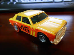 Aurora Afx Orange Yellow 46 Bre Datsun 510 Trans Am Ho Scale Slot Car Slot Cars Datsun Slot