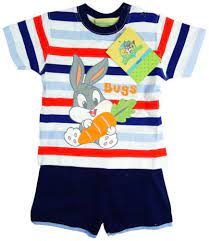 Baby Looney Tunes Bugs Bunny T Shirt Top Shorts Set 1 To 6 Months Baby Looney Tunes T Shirt And Shorts Baby Kids Clothes