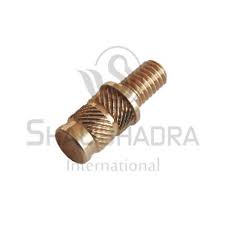 (h x w), with an overall height of 4 in. Lamp Finial Adapter 3 8 Dia Pipe To 1 4 27 Bolt Finial Gold Brass Color Lamps Lighting Collectibles