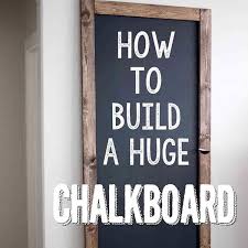 Diy magnetic chalk board…without magnet paint. How To Build A Huge Chalkboard Over The Big Moon