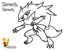 Online coloring pages for kids and parents. Pokemon Zebstrika Coloring Pages