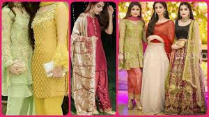 On mehndi, continuing the customary theme with a trendy touch. Bride S Sister Wedding Dresses Trendy Pakistani Indian Dress 2019 Youtube