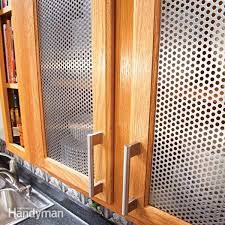 Designer put all 4 glass doors together. Ideas For The Kitchen Cabinet Door Inserts Diy