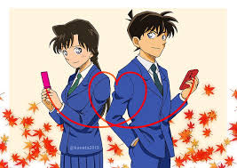 When conan is on the hospital, ayumi says that anything were to happen then she would come immediately to conan. Hd Wallpaper Anime Detective Conan Mouri Ran Shinichi Kudo Wallpaper Flare