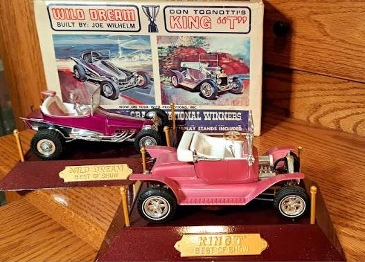 Restoring King T and Wild Dream scale models
