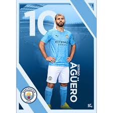 Pep guardiola refused to blame sergio agüero for his failed panenka penalty as manchester city missed the chance to be crowned champions. Manchester City 20 21 Sergio Aguero Poster A3