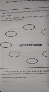 Biología 4 by pablo izquierdo 601 views. What Is Entrepreneurship In Your Own Words Brainly