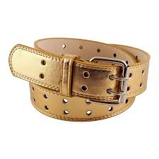 Black Belt With Silver Holes Amazon Unisex Faux Leather Two Hole Belt 7 Colors Up To 7xl Available Bn9041 At Amazon Men S Clothing Store In 2020 Leather Belt Faux Leather