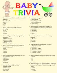 Well, what do you know? 26 Fresh Baby Shower Trivia Games Printable Baby Shower