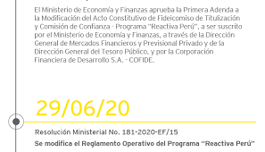 Esto con el objetivo de ordenar el ingreso de los cientos de turistas que. Programa Reactiva Peru