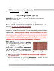 Access to all gizmo lesson materials, including answer keys. Half Life Gizmo Hlaf Life Gizmo Answer Key