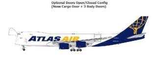 Atlas air, inc., a wholly owned subsidiary of atlas air worldwide holdings, is a cargo airline, passenger charter airline, and aircraft less. Atlas Air 747 8f N854gt Pre Built Aircraft Hobbysearch Diecast Airplane Store