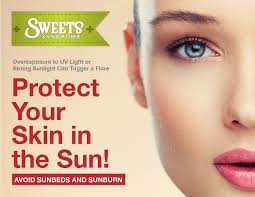 Overexposure To Uv Light Or Strong Sunlight Can Trigger A Sweet S Syndrome Flare Protect Your Skin In The Sun Avoid Sunbeds And Su Syndrome Awareness Sunburn