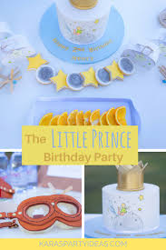 Acrylic centerpieces, ceramic centerpieces, copper centerpieces Kara S Party Ideas The Little Prince Birthday Party Kara S Party Ideas