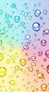 Iphone And Android Wallpapers Rainbow Water Droplets Wallpaper For Iphone And Android Bubbles Wallpaper Glitter Wallpaper Pretty Wallpaper Iphone