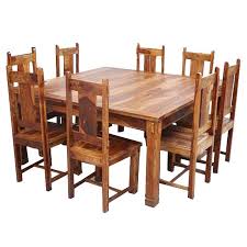 Buy products such as winsome wood kingsgate square dining table, walnut finish at walmart and save. Santa Cruz Rustic Solid Wood Square Dining Table And Chair Set