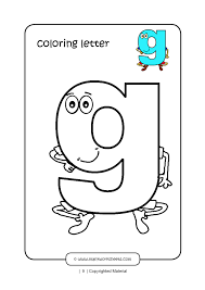 letter g coloring page