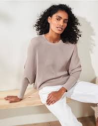 Discover all the latest trends. Batwing Jumper With Cashmere Jumpers Cardigans The White Company Uk