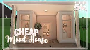 What's the cheapest way to build a house? Bloxburg Cheap Mood House 5k House Build Youtube