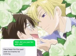 Not Like Haruhi Cares But Still Made Me Laugh Anime Ouran High School Host Club What A Ouran High School Host Club Funny Host Club Anime Ouran Highschool